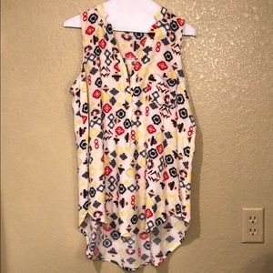 Paper Moon Aztec top